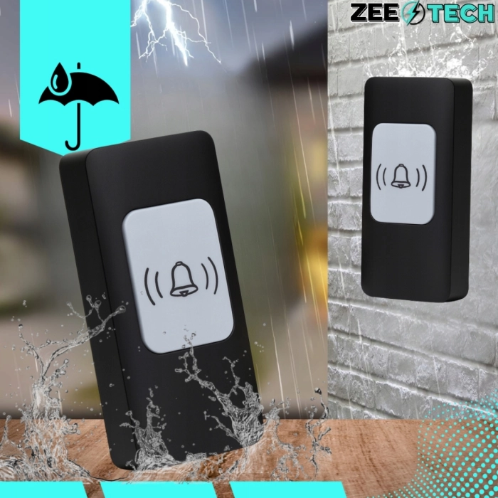 Bezprzewodowy dzwonek do drzwi, furtki i bramy – wodoodporny, zasięg 300 m