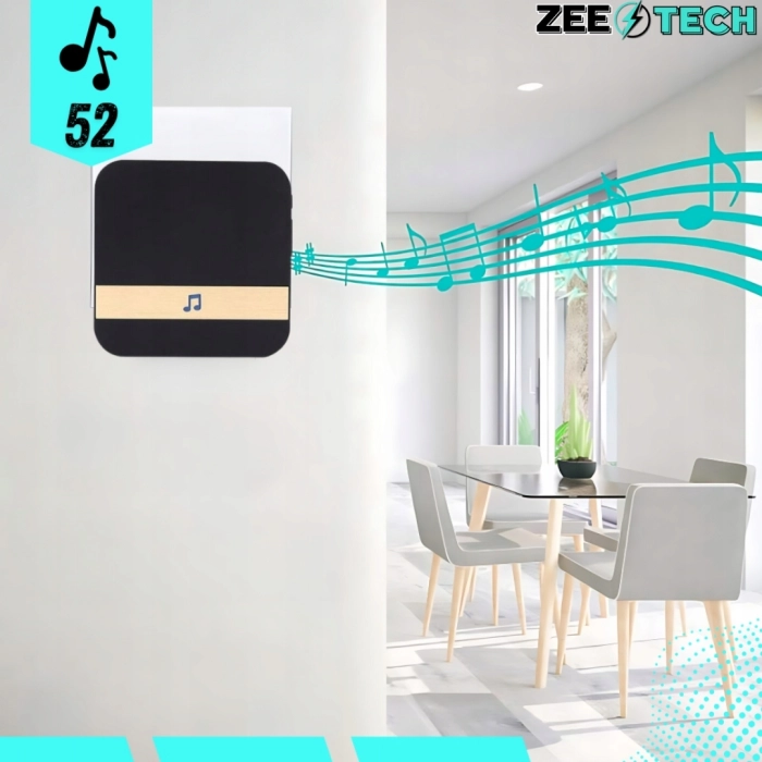 Bezprzewodowy dzwonek do drzwi, furtki i bramy – wodoodporny, zasięg 300 m