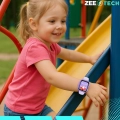 Smartwatch dla dzieci ZLT36 – różowy zegarek-telefon z GPS, aparatem, wideorozmowami i kartą SIM (polskie menu)