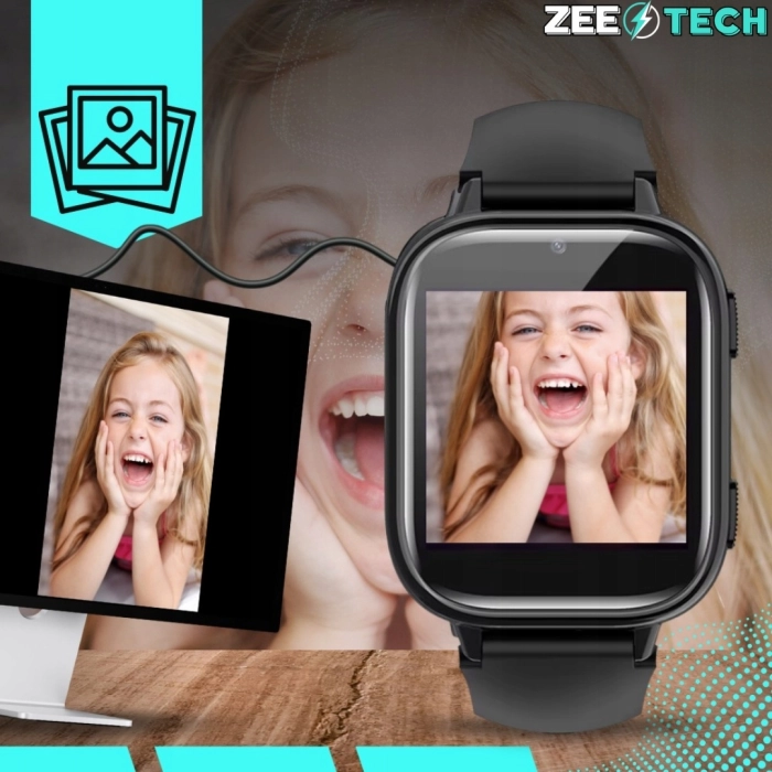 Smartwatch dla dzieci ZLT36 – fioletowy zegarek-telefon z GPS, aparatem, wideorozmowami i kartą SIM (polskie menu)