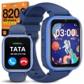 Smartwatch dla dzieci ZLT36 – niebieski zegarek-telefon z GPS, aparatem, wideorozmowami i kartą SIM (polskie menu)