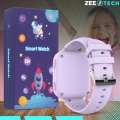 Smartwatch dla dzieci ZLT36 – niebieski zegarek-telefon z GPS, aparatem, wideorozmowami i kartą SIM (polskie menu)