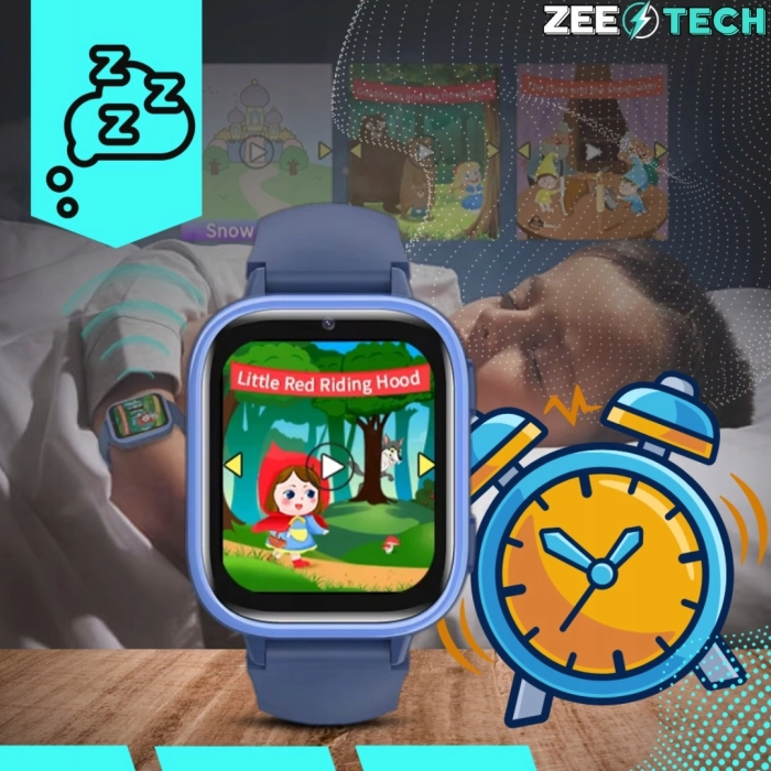 Smartwatch dla dzieci ZLT36 – niebieski zegarek-telefon z GPS, aparatem, wideorozmowami i kartą SIM (polskie menu)