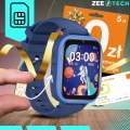 Smartwatch dla dzieci ZLT36 – czarny zegarek-telefon z GPS, aparatem, wideorozmowami i kartą SIM (polskie menu)