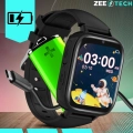 Smartwatch dla dzieci ZLT36 – czarny zegarek-telefon z GPS, aparatem, wideorozmowami i kartą SIM (polskie menu)