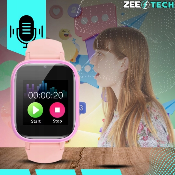 Smartwatch dla dzieci ZLT36 – czarny zegarek-telefon z GPS, aparatem, wideorozmowami i kartą SIM (polskie menu)