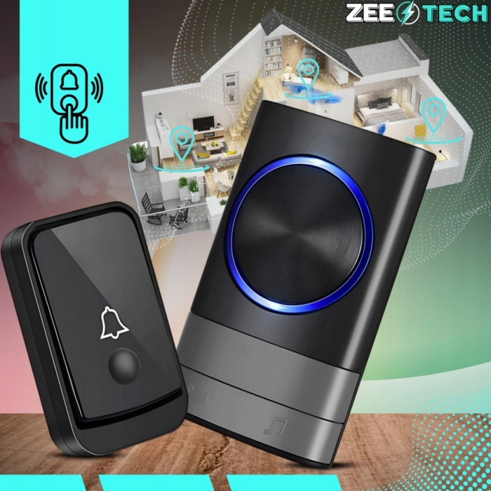 Bezprzewodowy dzwonek do drzwi, furtki i bramy – wodoodporny, zasięg 200 m