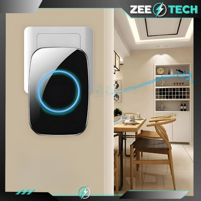 Uniwersalny odbiornik do dzwonka bezprzewodowego – 300 m, 110 dB