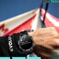 Smartwatch męski ZAK75 - zegarek sportowy z funkcją dzwonienia, polskim menu i pomiarami (Czarny)