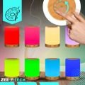 Bezprzewodowa lampka nocna LED RGB – dotykowa, ściemniana, z regulacją barwy światła do sypialni i pokoju dziecięcego