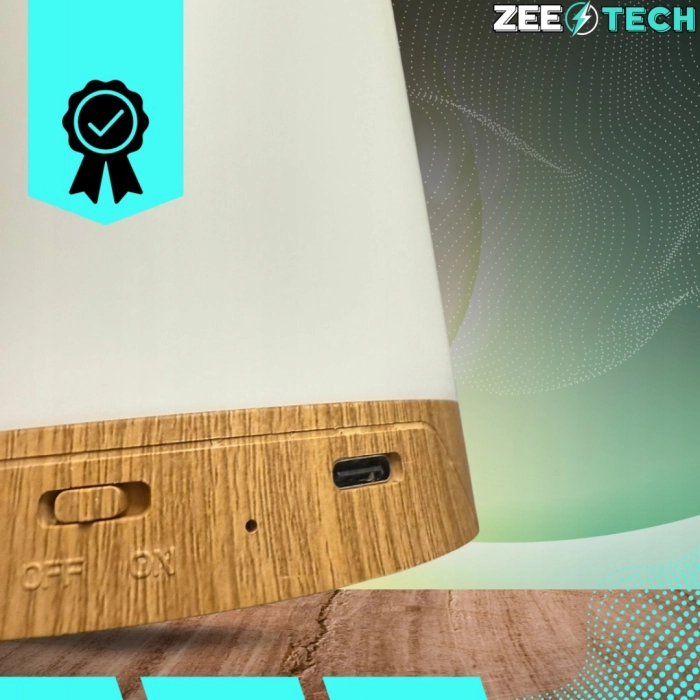 Bezprzewodowa lampka nocna LED RGB – dotykowa, ściemniana, z regulacją barwy światła do sypialni i pokoju dziecięcego