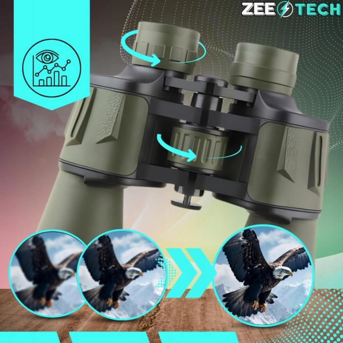 Lornetka wojskowa 20x50 BK-7 FMC – myśliwska + etui i pasek