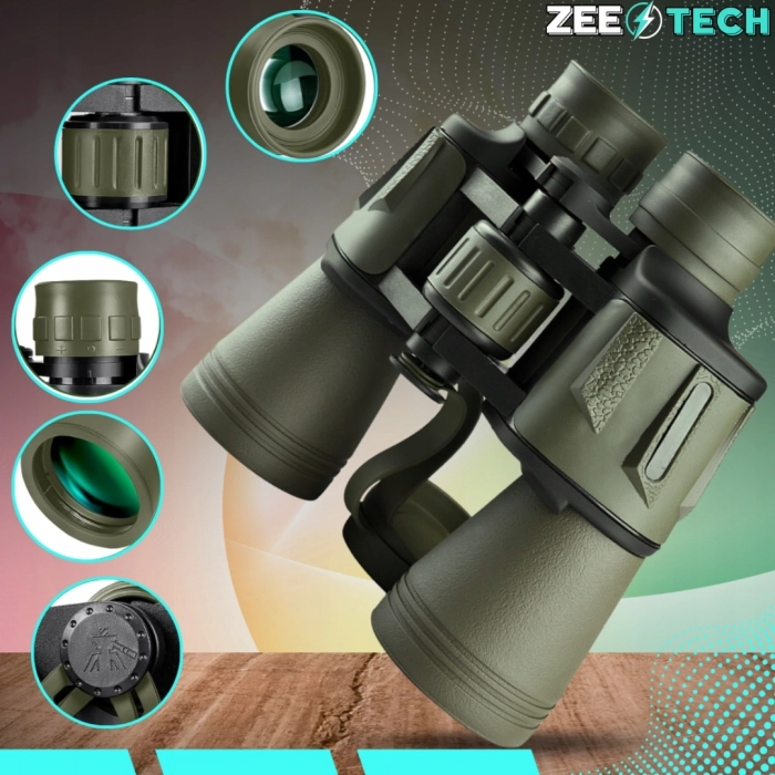 Lornetka wojskowa 20x50 BK-7 FMC – myśliwska + etui i pasek