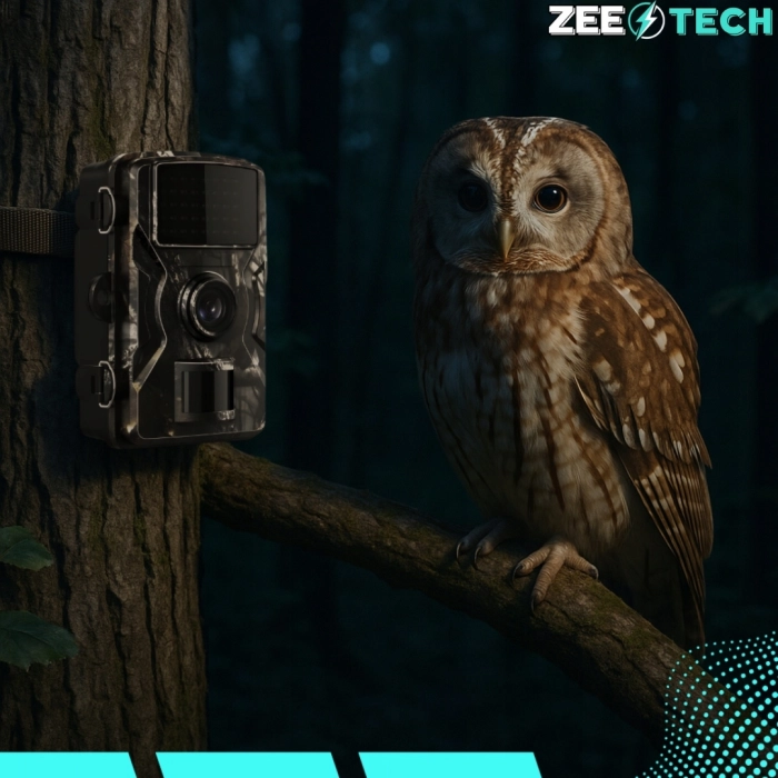 Fotopułapka leśna 16MP – Kamera myśliwska wodoodporna IP66 z trybem nocnym IR 940nm