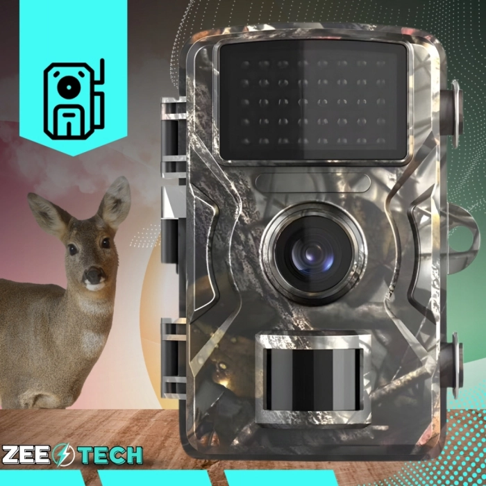 Fotopułapka leśna 16MP – Kamera myśliwska wodoodporna IP66 z trybem nocnym IR 940nm