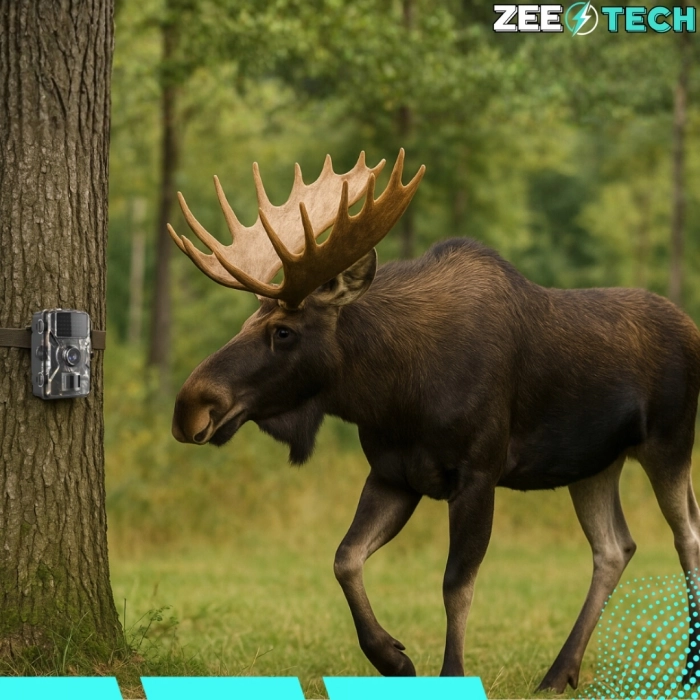 Fotopułapka leśna 16MP – Kamera myśliwska wodoodporna IP66 z trybem nocnym IR 940nm