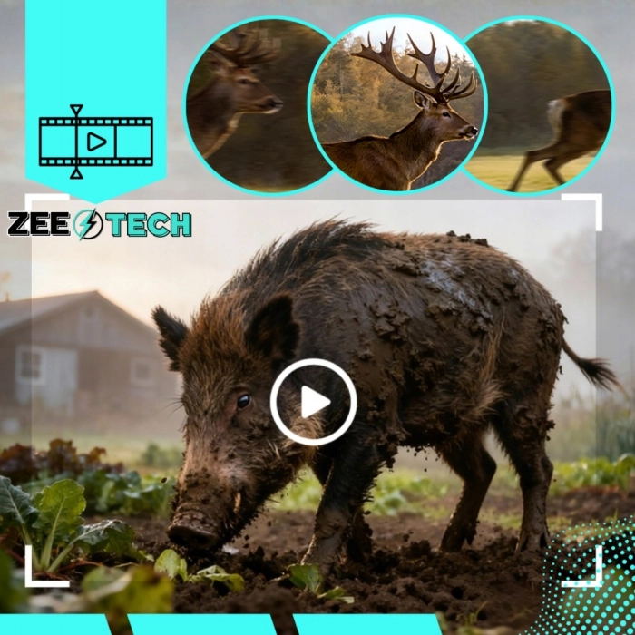 Fotopułapka leśna 16MP – Kamera myśliwska wodoodporna IP66 z trybem nocnym IR 940nm