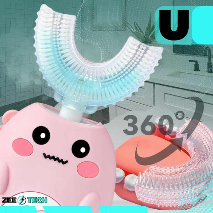 Szczoteczka soniczna dla dzieci 2–12 lat 360° – różowa