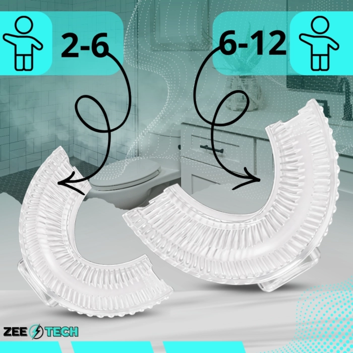 Szczoteczka soniczna dla dzieci 2–12 lat 360° – różowa