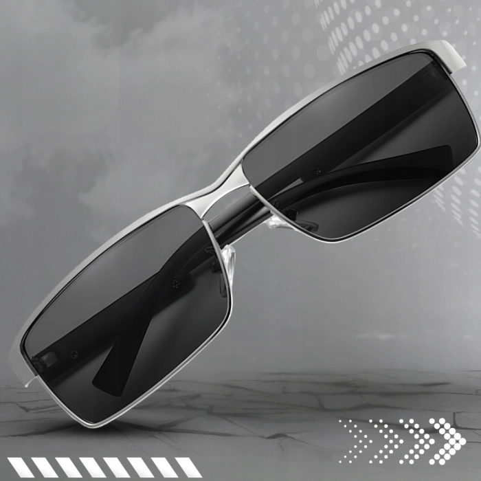 Okulary Przeciwsłoneczne męskie fotochromowe Terraview z polaryzacją + Etui (Czarne)