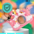 Aparat fotograficzny cyfrowy dla dzieci 40 mpx - Aniołek + Karta 32 GB (Różowy)