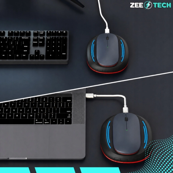 Mouse Jiggler USB RGB – symulator ruchu myszy, urządzenie do pracy zdalnej
