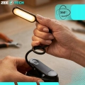 Lampka do czytania książek z klipsem bezprzewodowa 6 LED USB nocna biurkowa