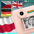 Aparat natychmiastowy dla dzieci Drukuś z drukarką zdjęć + 18 rolek (Biały)
