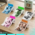 Papier termiczny kolorowy do aparatu natychmiastowego dla dzieci, drukarki termicznej (4 rolki)