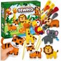 Zestaw do szycia dla dzieci z filcu – zwierzątka DIY, kreatywny prezent