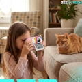 Aparat natychmiastowy cyfrowy dla dzieci Drukuś Jednorożec z drukarką zdjęć + 11 rolek (Różowy)