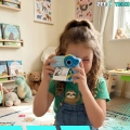 Aparat natychmiastowy cyfrowy dla dzieci Drukuś Jednorożec z drukarką zdjęć + 11 rolek (Fioletowy)