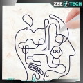 Rysik uniwersalny do tabletu, telefonu, ekranu + 4 końcówki (Niebieski)