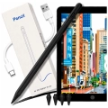 Rysik do iPada Apple Pencil Pen do iPad Air Pro Mini + 4 końcówki (Czarny)