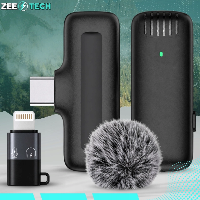 Mikrofon bezprzewodowy krawatowy Bluetooth do telefonu iPhone USB-C