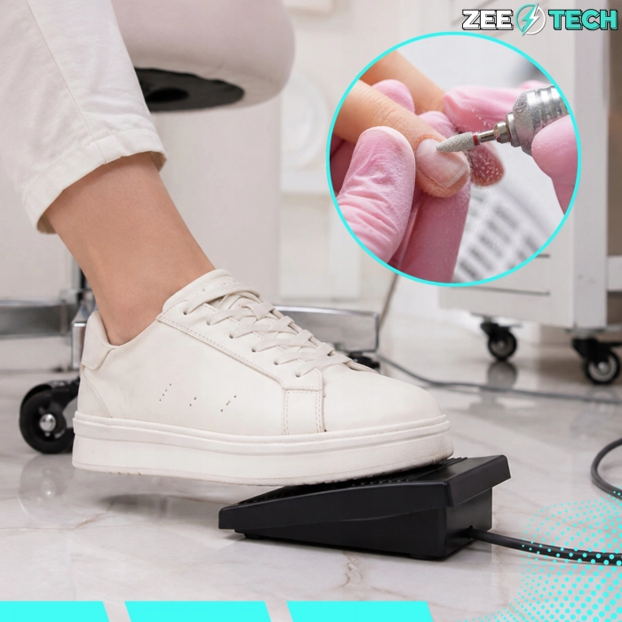 Profesjonalna frezarka do paznokci 65W z zestawem frezów – manicure i pedicure