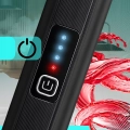 Spieniacz do mleka elektryczny USB 2w1 – mocny ubijacz do kawy, 3 tryby pracy (czarny)