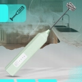 Spieniacz do mleka elektryczny USB 2w1 – mocny ubijacz do kawy, 3 tryby pracy (czarny)