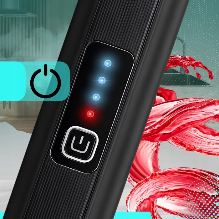 Spieniacz do mleka elektryczny USB 2w1 – mocny ubijacz do kawy, 3 tryby pracy (czarny)