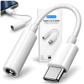 Adapter USB-C na JACK 3,5 mm AUX DAC - przejściówka do Samsung i iPhone
