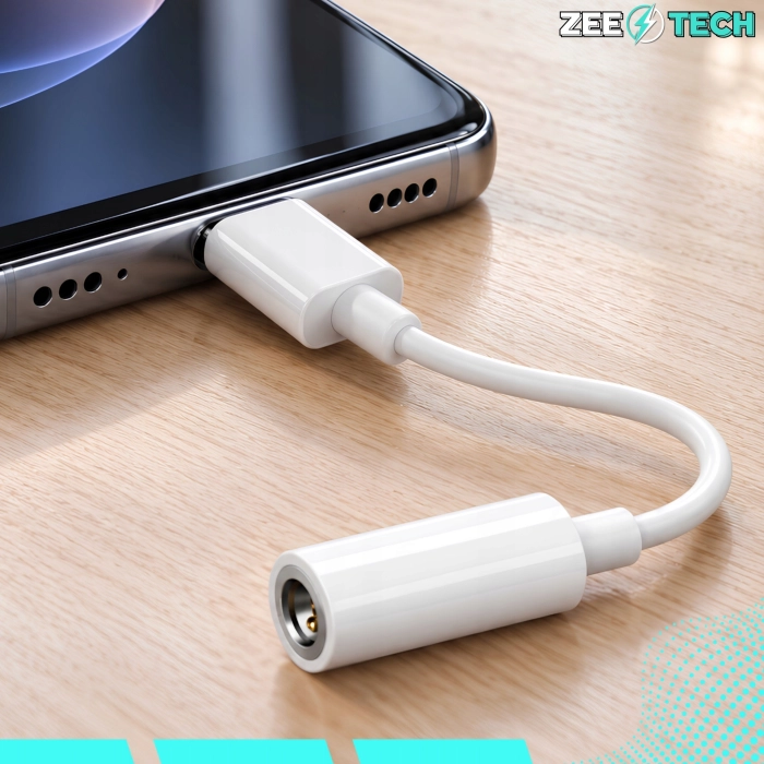 Adapter USB-C na JACK 3,5 mm AUX DAC - przejściówka do Samsung i iPhone