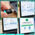 Karta sieciowa USB WiFi 6 - adapter Bluetooth 5.4 900 Mbps 5 GHz