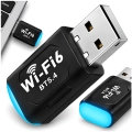 Karta sieciowa USB WiFi 6 - adapter Bluetooth 5.4 900 Mbps 5 GHz