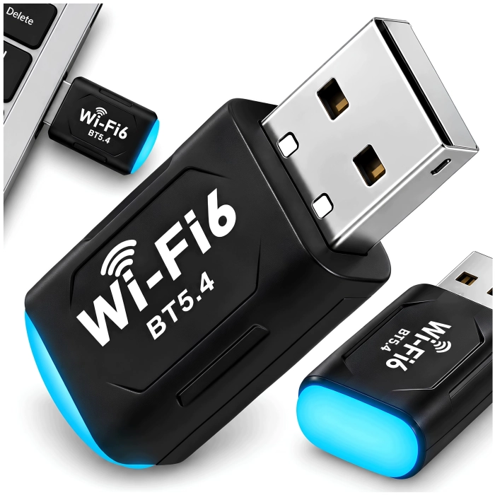 Karta sieciowa USB WiFi 6 - adapter Bluetooth 5.4 900 Mbps 5 GHz