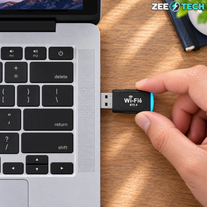 Karta sieciowa USB WiFi 6 - adapter Bluetooth 5.4 900 Mbps 5 GHz