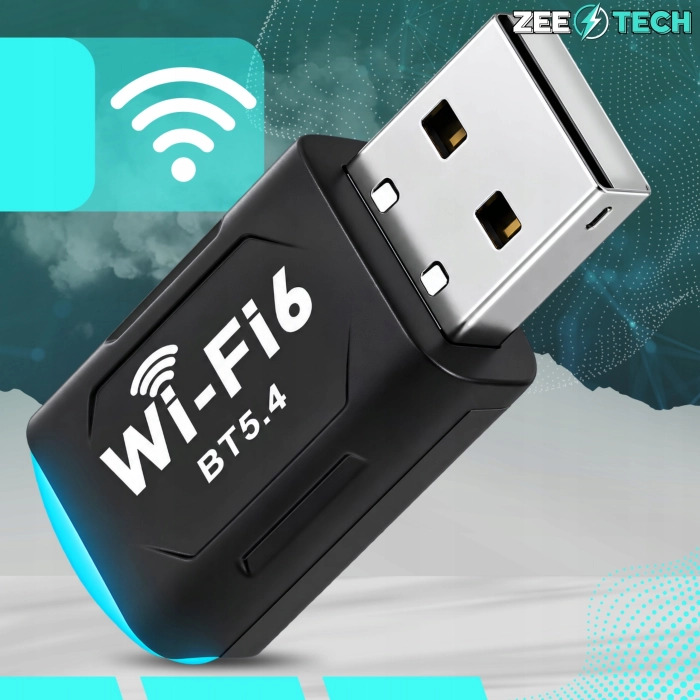 Karta sieciowa USB WiFi 6 - adapter Bluetooth 5.4 900 Mbps 5 GHz