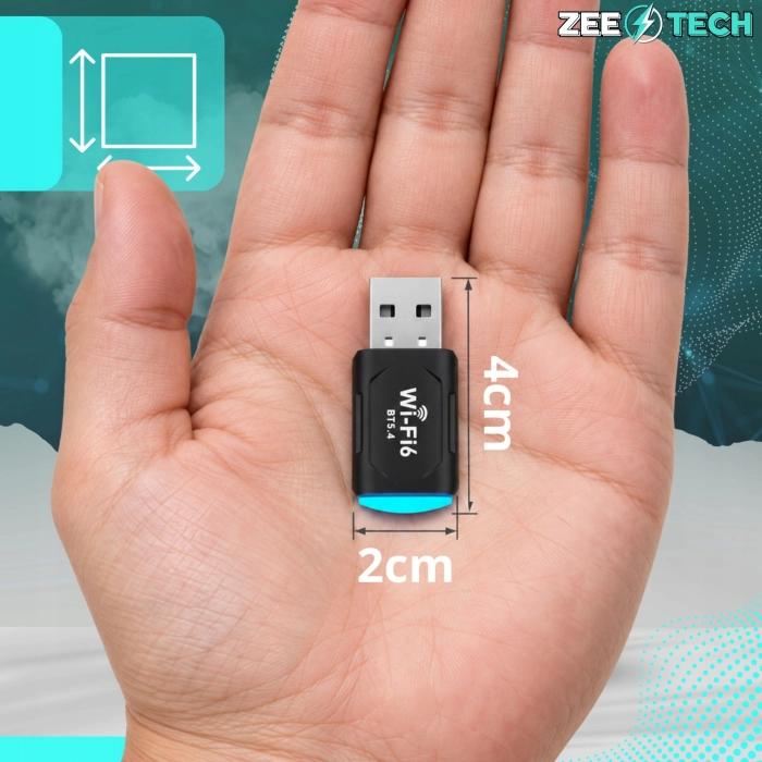Karta sieciowa USB WiFi 6 - adapter Bluetooth 5.4 900 Mbps 5 GHz