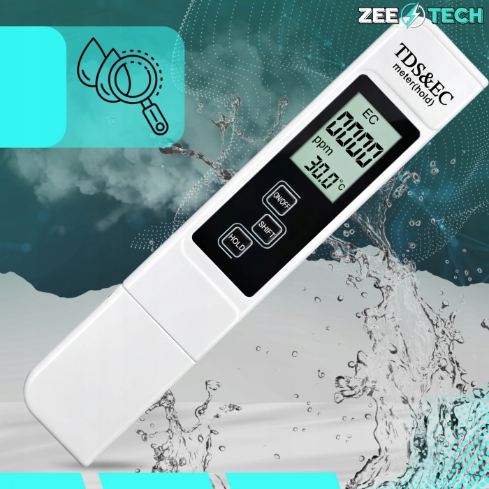 Tester jakości wody TDS EC z temperaturą – miernik czystości wody do RO i osmozy