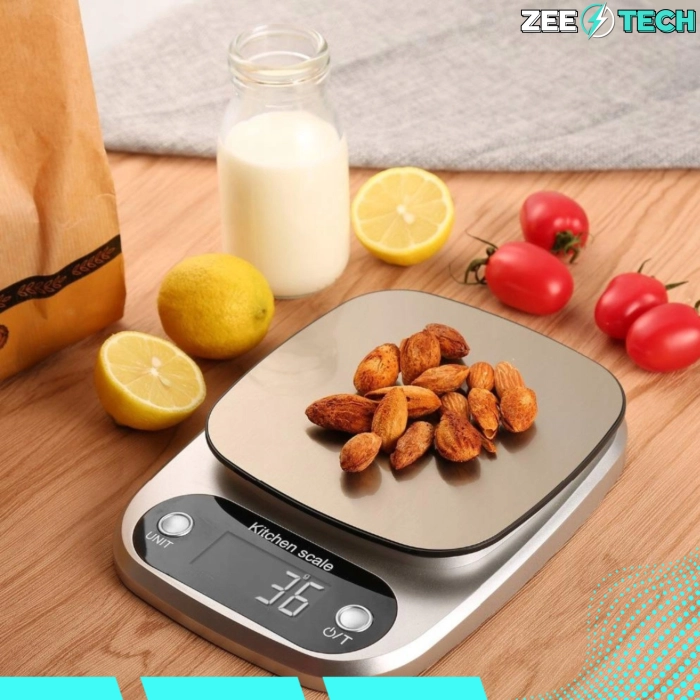 Elektroniczna waga kuchenna 1g–5kg – precyzyjna, jubilerska, funkcja tara, baterie w zestawie